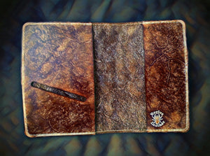 CUSTOM LEATHER NOTEBOOK COVER